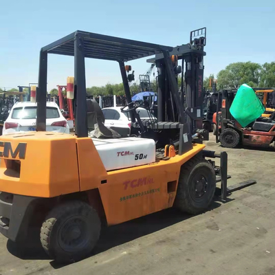 일본 제조 TCM FD50 5톤 LPG 포크리프트 제조 공장 신뢰성