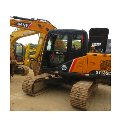 고효율 사용된 Sany SY135C 발굴기 0.7CBM 버킷 용량