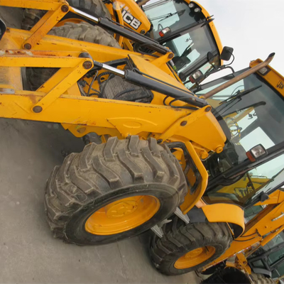 JCB 3CX 4CX 배크호 로더 17000-18000 kg 기계 무게와 완전한 수압 시스템