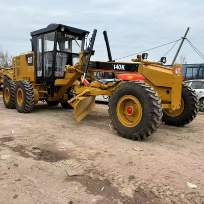 CAT 140K Grader 1200 Working Hours 중고 CAT 140H 140G 커민스 엔진