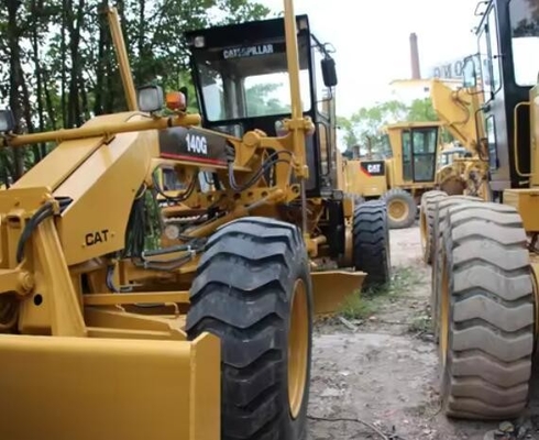 JAPAN CATERPILLAR 140G Grader 사용 된 원본 140K 120G 120K 120M 140H 140M 모터 그레이더