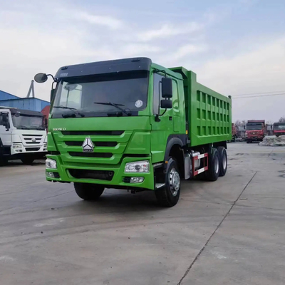 10825mmx2496mmx3450mm 차원 사용 된 2021 년 HOWO 371HP 디젤 템퍼 덤프 트럭