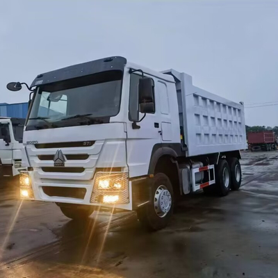 사용 된 440HP 460HP 6X4 10 바퀴 Sinotruck HOWO 371 375 덤프 트럭 디젤 덤퍼 킵