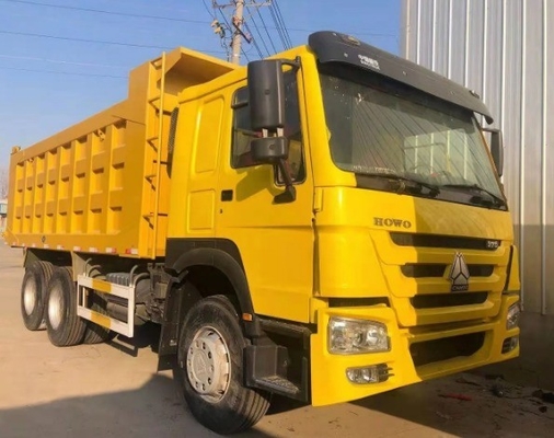 440HP 460HP 6X4 10 바퀴 사용 된 시노트럭 HOWO 371 375 덤프 트럭 유로 3 디젤 티퍼