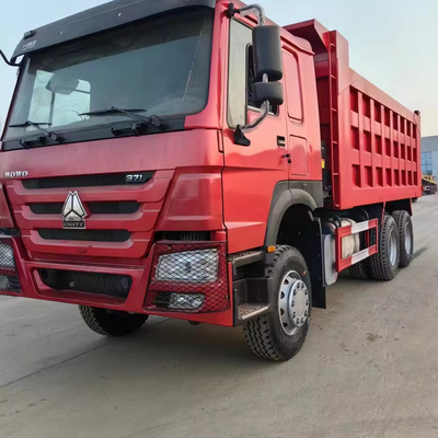30 톤 덤프 트럭 6x4 사용 된 트럭 좋은 상태 Sinotruk Howo 중고 375