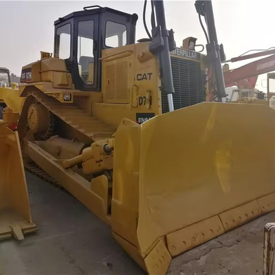 좋은 상태 사용 된 Caterpillar D7G 볼도저 리퍼와 오리지널 수압 펌프