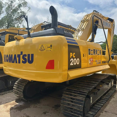 KOMATSU 엔진 사용 된 수압 크롤러 발굴기 pc200-8 좋은 상태 800 작업 시간