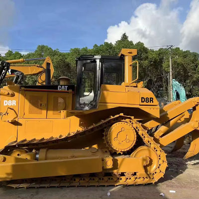 228KW 사용 된 CAT D8R 크롤러 볼도저 좋은 엔진과 원본 수압 실린더
