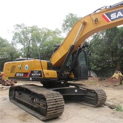중고 Sany SY215C 발굴기 원본 20톤 트랙 신발 건설 기계