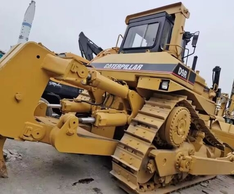상하이에서 오리지널 수압 펌프와 D9H D9T D9N과 함께 2018 년 사용 된 CAT D9R 볼도저
