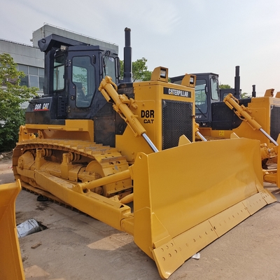 38000 KG 기계 무게 사용 된 Caterpillar D7 D6 D8 D7R 볼도저 3406C 엔진
