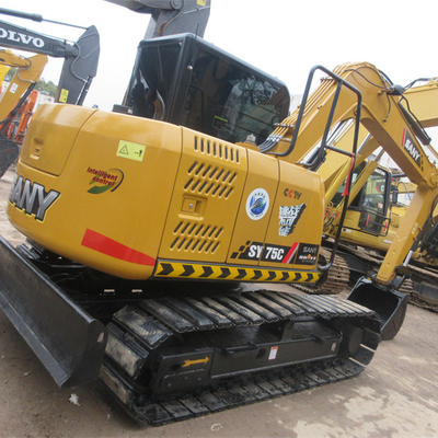 오리지널 수압 펌프 사용 된 Sany SY75C Excavator 크롤러 0.65 버킷 용량