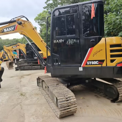 V2607 엔진 SanySY60C PRO 발굴기 좋은 상태에서 낮은 오일 소비와 함께 최저