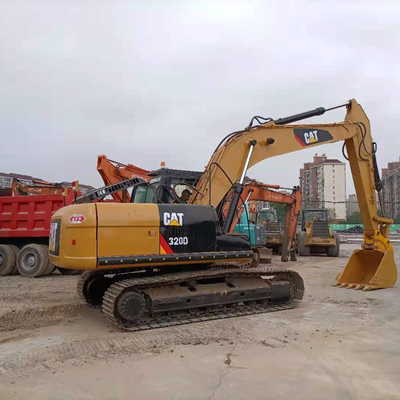 C6.4ACERT 엔진 사용 된 Caterpillar 320d 크롤러 발굴기 20톤 건설 기계