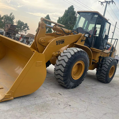 좋은 상태 중고 Cat 966H 전륜 로더 92 KW 전력