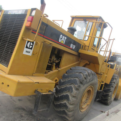 중고 Caterpillar 980F 앞바퀴 로더 92KW 등급 부하 20TONS 좋은 상태