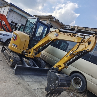 사용 된 Caterpillar 트랙 신발 303CR 오리지널 수압 밸브와 함께 3톤 미니 발굴기