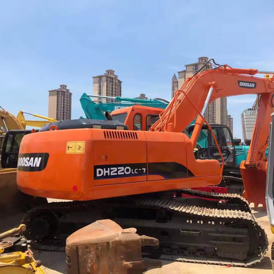 작동 무게 21500 사용 된 Doosan DH220LC-7 발굴기 22 톤 원본 Doosan 225 300
