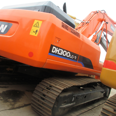 DE08TIS 엔진 30 톤 사용 된 Doosan DH300LC-7 발굴기 좋은 상태 225 220 300