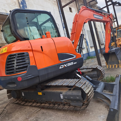 사용 된 Doosan Dx55-9c 미니 발굴기 1200 작업 시간 및 0.21 버킷 용량 5.5톤