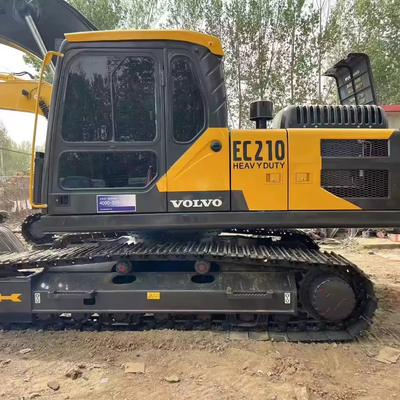 스웨덴에서 발굴기 VolvoEC210D 내구성 트랙 신발과 오리지널 수압 실린더