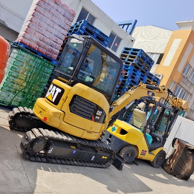 사용 된 CAT 303E 미니 발굴기 3.5톤 CAT 303.5 303 303C 303Cr 부착 장치가있는 발굴기