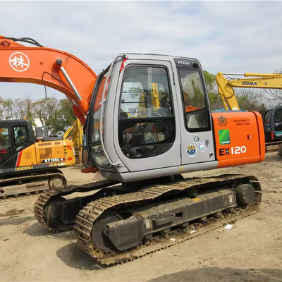 12TONS 상하이에서 사용 된 히타치 EX120-3 크롤러 발굴기 ZX200-3 ZX200-5 EX120-3 EX200-1