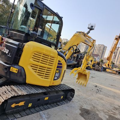 낮은 작동 무게 KOMATSU PC35 PC55 미니 발굴기