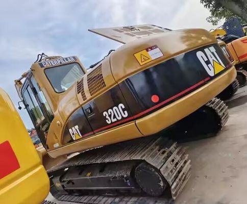 일본 사용 된 고양이 발굴기 320C 원본 수압 펌프와 3066 엔진