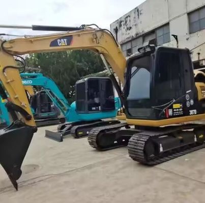 작은 크기의 사용 된 Cat 307D 크롤러 발굴기 Caterpillar 307 모델 비디오 지원 Cat307D