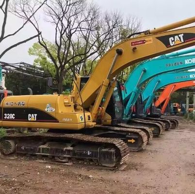 110KW 21115kg 운영 무게 일본 320C 사용 된 B2B용 Caterpillar Excavator