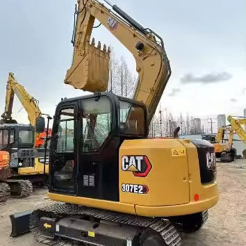 오리지널 수압 실린더와 C2.6 DI 터보 엔진을 가진 중고용 디거 CAT 307E