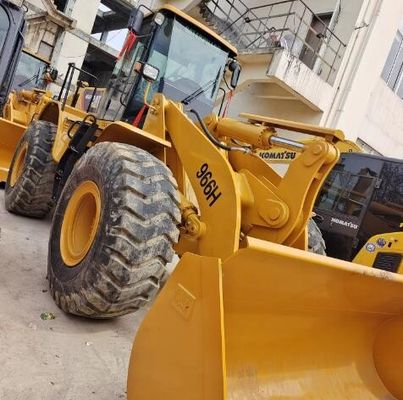 사용 된 966G 로더 중고 Caterpillar 966H 1200 작업 시간 전면 로더