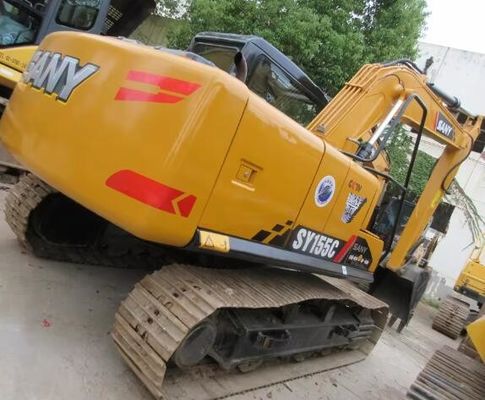 우수한 상태 중고 SANY SY155H 발굴기 원활한 작업 성능