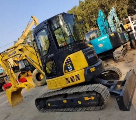 5160kg 작동 무게 KOMATSU PC30 PC35 PC50 PC55 PC60에 사용 된 미니 발굴기