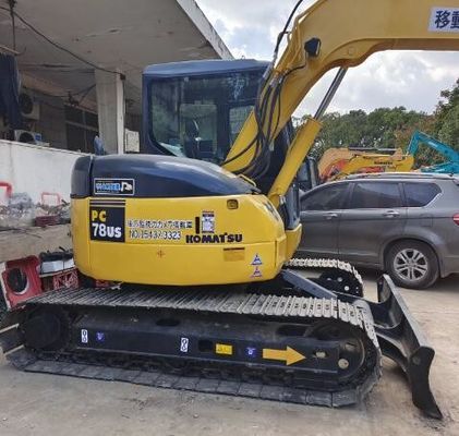 원본 수압 펌프와 함께 좋은 상태의 사용 된 발굴기 PC78US Komatsu PC78US
