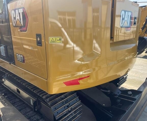 좋은 상태 CAT 307 발굴기 0.33cbm 버킷 용량 및 7000 KG 기계 무게