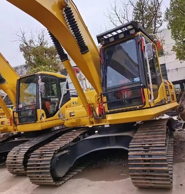일본 상하이에서 원본 수압 실린더와 함께 사용 된 코마쓰 PC200-8 발굴기