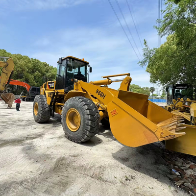 건축물 매장 92 KW Cat 966h 중고 Caterpillar 966 사용 된 전면 로더