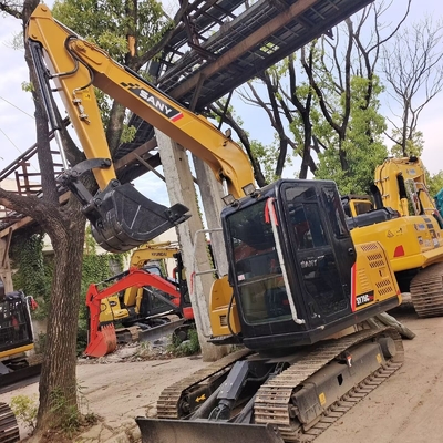 사용된 Sany sy75c 발굴기 좋은 상태 380 작업 시간 건설 프로젝트