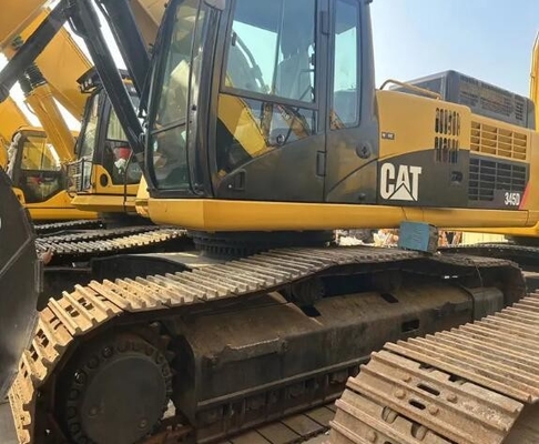 원본 엔진 CAT 345D 발굴기 사용 된 45 톤 크기의 수압 크롤러 발굴기 C13