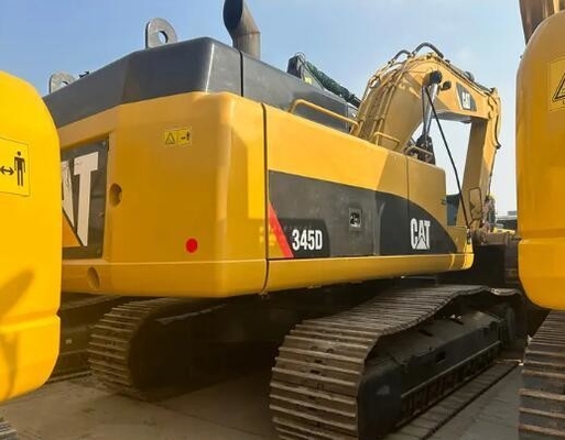 CAT 345D 발굴기 Caterpillar 사용 된 45 톤 크기의 C13 엔진을 가진 수압 크롤러 발굴기