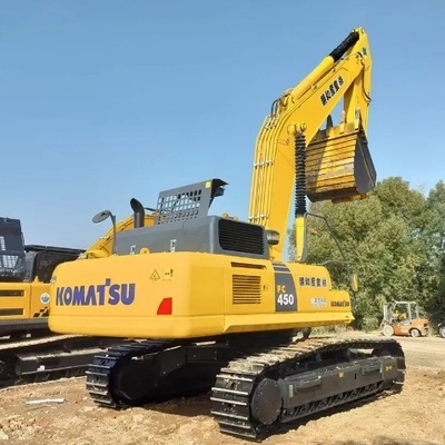 오리지널 SAA6D125E-5 엔진과 2.1 버킷 용량으로 사용 된 코마쓰 PC450 발굴기