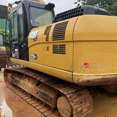 중고용 CAT320GC 발굴기 원형 수압 밸브와 함께 20톤 크롤러 발굴기